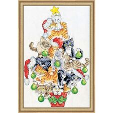 Design Works™ Christmas Cat Tree Counted Cross-Stitch Kit picture