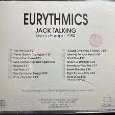 MEGA RARE  Eurythmics TOUCH TOUR Live in Europe 1984 CD Annie Lennox ITALY 1992 picture