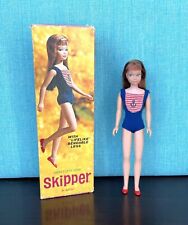 Vintage Barbie Titian Bendable Leg Skipper Doll w Original Suit & Box 1960s picture