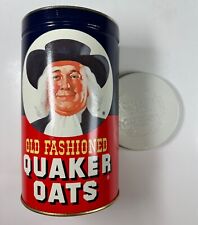 Vintage 1982 Old Fashioned Quaker Oats Tin Can Collector's Limited Edition picture