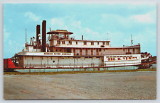 Postcard Keokuk Iowa Towboat George M Verity River Museum Victory Park picture