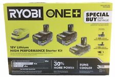 RYOBI ONE+ PSK108SB 18V Lithium High Performance Starter Kit Batteries & Charger picture