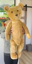 Early Antique Ideal Jointed Teddy Bear - RARE 32” picture
