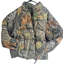 Camo sports afield puffer coat 2XL reversible. No rips or tears.  picture
