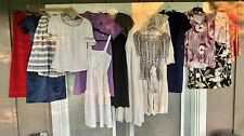 15 Pc Vintage Clothing Lot Women’s 1940s 50s 60s 70s Dress Sets Fit And Flare picture