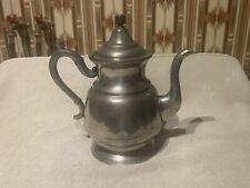 Antique Pewter Tea/Coffeepot. 19th Century. Offers Welcome. picture