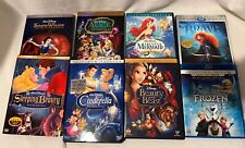 Disney Princesses 8 Movies-DVD/Blu-Ray Cinderella Snow White Frozen Brave Alice+ picture