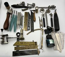 Vintage Estate Fresh Watchmakers Tools Lot  picture