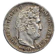 France, Louis Philippe I, silver quarter franc, 1834 A picture