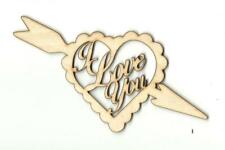 I Love You - Laser Cut Wood Shape VAL7 picture