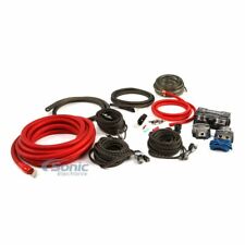 Rockford Fosgate RFK1D Complete Dual Amp 1/0 Gauge PC-OFC Amplifier Wiring Kit picture