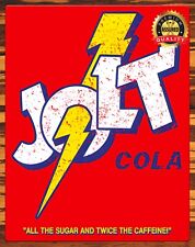 Jolt Cola - 1985 - All the Sugar And Twice The Caffeine - Metal Sign 11 x 14 picture
