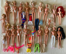 Vintage Mattel Barbie Doll Lot of 21 Dolls + 7 Outfits Dated 1960' & 90s Barbies picture