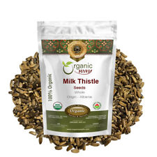Organic Way Whole Milk Thistle Seeds - Organic, Kosher &  USDA Certified picture