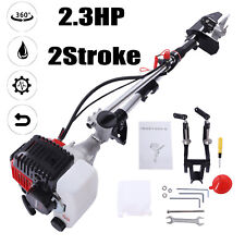 2.3HP 2Stroke Outboard Motor Kayak Boat Engine Three-blade Propeller w/Funnel picture