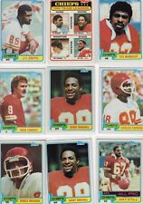 Kansas City Chiefs 1981 Topps Lot 13 cards ex-nmt picture