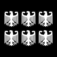 Small German Eagle set of 6 Vinyl Decals Phone German Eagle Stickers Sheet picture