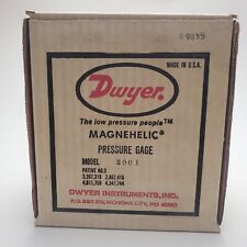 DWYER MAGNEHELIC PRESSURE GAUGE 2001 New Old Stock R9035 picture