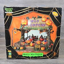LEMAX Wild Pumpkin Ride SPOOKY TOWN Halloween Village House Works But Read picture