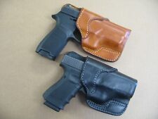 Azula Leather Seated Cross Draw Handgun Holster CCW For..Choose Gun & Color - A picture
