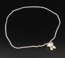 VERA WANG 925 Silver - Vintage Dainty Minimalist Love Abstract Bracelet - BT9639 picture