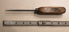 vintage wood-handled ice pick 