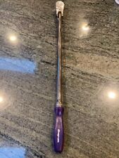 NEW Snap On FHLLFD80 3/8 Extra Long Purple HARD HANDLE Flex Head Ratchet picture