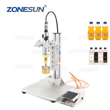 Semi Automatic Fully Pneumatic Desktop Plastic Bottle Capping Machine For 10-50M picture