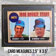 Kramer and Newman 1968 Retro Vintage Style Baseball Card NY Parody Art ACEO picture
