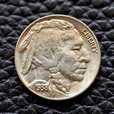 (ITM-4304) 1938 D Buffalo Nickel ~ GEM Cndtn ~ SPLIT TAIL ~ COMBINED SHIPPING picture