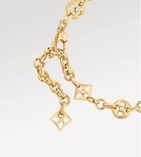 Authentic Louis Vuitton M00376 Crazy In Lock Chain Bracelet 17/22cm US seller picture