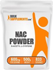 BulkSupplements N-Acetyl L-Cysteine (NAC) Powder 500g - 600 mg Per Serving picture