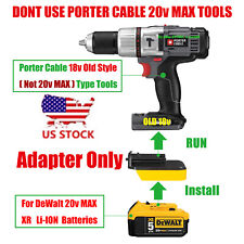 1x Adapter# Upgrade Porter Cable 18v Old Type Tools To DeWalt 20v MAX XR Battery picture