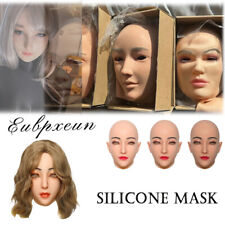 Silicone Female Mask Headwear Masks Halloween Beauty Girl Masks For Crossdresser picture
