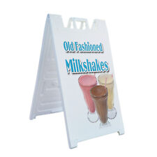 A-frame Sidewalk Old Fashioned Milkshakes 24
