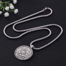 Flower of Life Om Yoga Pendant Necklace Mandala Stainless Steel Chain Jewelry picture