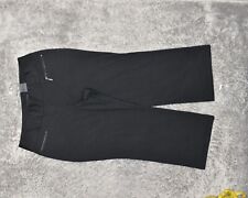 NEW Lane Bryant Women's Size 14/16 Classic Trouser Wide-Leg Pants  Black Rayon picture