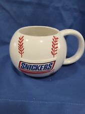 Snickers Baseball Shaped by Galerie Collectible Wide Coffee Mug New. No Cracks  picture
