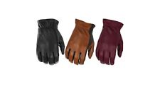 Highway 21 Louie Leather Motorcycle Riding Gloves picture