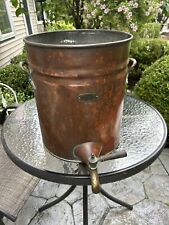 Antique c.1920s Staines England large copper Water Cooler Dispenser brass spout picture