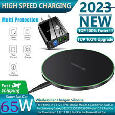 Wireless Charger 65W Fast Charging Pad For Android iPhone 15 13 12 11 XR XS MAX picture