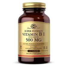 Solgar Vitamin B1 (Thiamin) 500 mg 100 Tablets picture