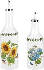 Portmeirion Botanic Garden Sunflower & Hydrangea Oil & Vinegar Drizzler Set picture