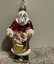 Christopher Radko Bag Of Goodies 1994 Santa Claus Christmas Ornament picture