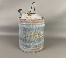 Vintage Galvanized Metal Gas Can picture