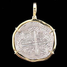 Atocha Sunken Treasure Jewelry - Extra Large Potosi Silver Coin Pendant picture