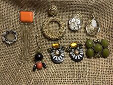 9 pcs Used large Charm pendants. odds & ends Variety picture