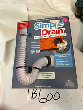 X(2) SIMPLE DRAIN 1.25 in. Rubber Threaded P-Trap Bathroom Single Sink Drain Kit picture