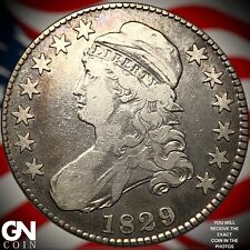1829 Capped Bust Half Dollar Y2895 picture