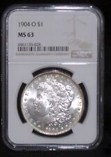 1904-O NGC MS63 Morgan Silver Dollar (BLAST WHITE with TONING) picture